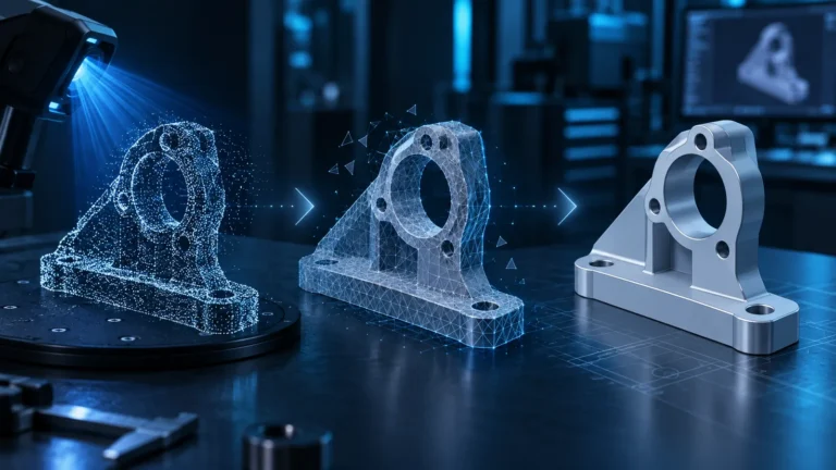 3D Scan to CAD: Convert a Mesh into an Editable STEP Model
