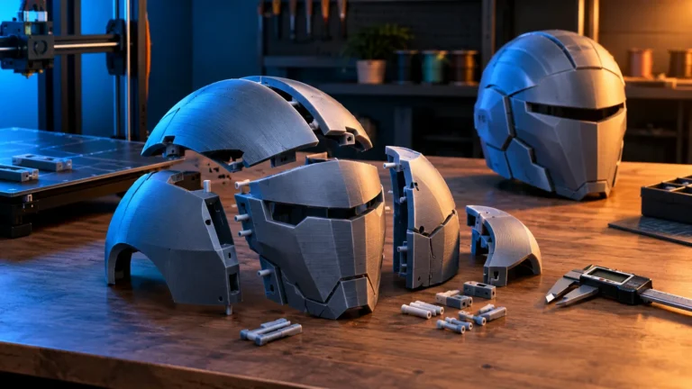 How to Scale and Split Large 3D Models: Helmets, Armor and Oversized STL Files